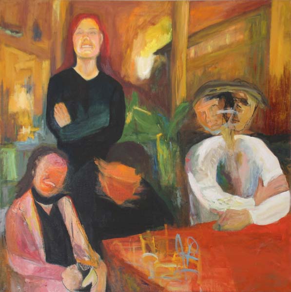 Flow  <br>öljy kankaalle, 		2005	130x126