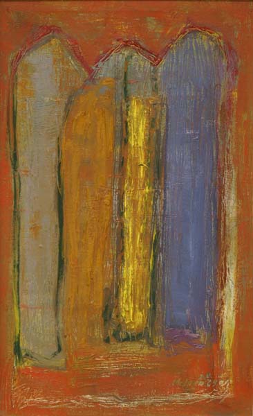 Avattu ovi  <br>öljy kankaalle, 2005