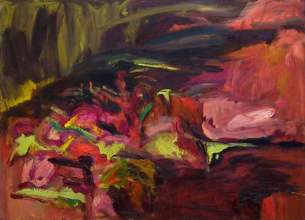 Sateenkaari  <br>öljy levylle, 2004 70 x 50