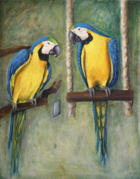 Oletko jo kuullut, että ?  <br>	Öljy kankaalle, 2006 	92cm x 116cm