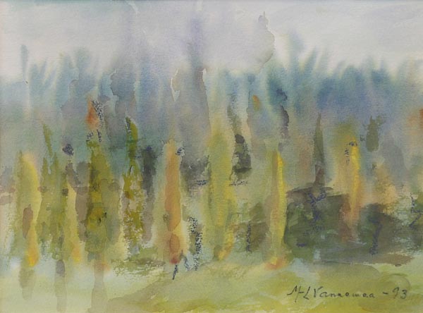 Elovalot  <br>akvarelli