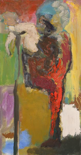 Perinteet velvoittavat  <br>öljy 2006,	61 x 120 cm