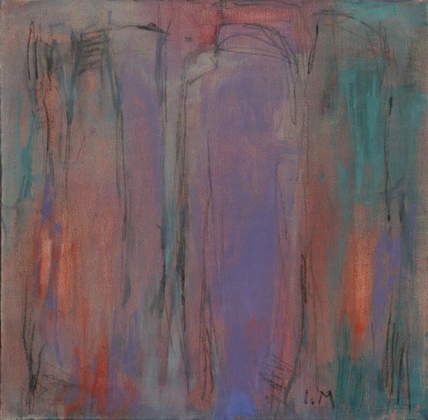 Blues before Sunrice  <br>&ouml;ljy, 40x40 cm 