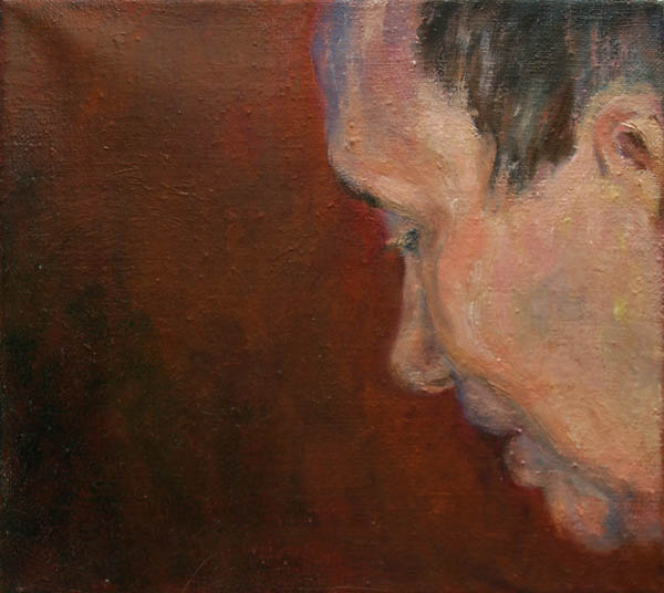 Kasvokuva III  <br>öljy kankaalle 		2007