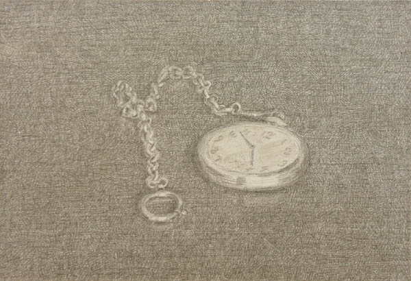 Taskukello  <br>hopeapiirros 2010