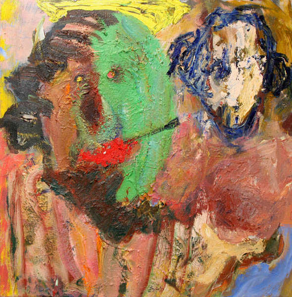 Vanha salapolttaja  <br>öljy 2010