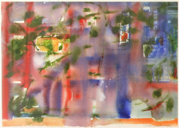 Rusisaari  <br>akvarelli 2011