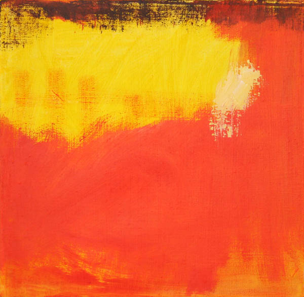 I feel good  <br>öljy 2011, 27 x 27cm