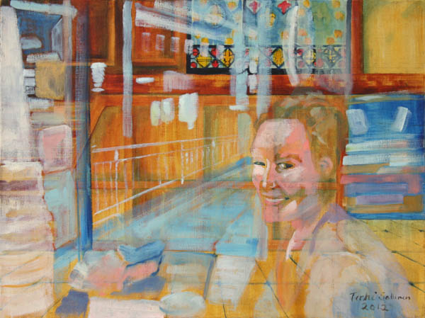 Päivän piristys  <br>öljy kankaalle 			2012