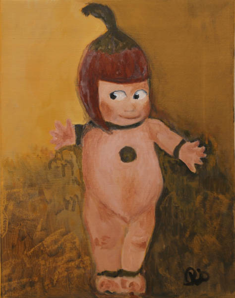 Kurpitsanukke  <br>öljy 2012