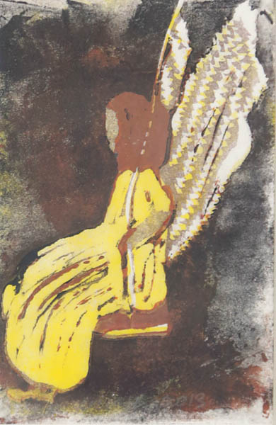 Keinuenkeli<br>  puupiirros 2013