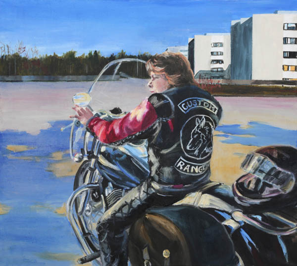 CUSTOM RANGER  <br>öljy kankaalle 2012, 90x100cm