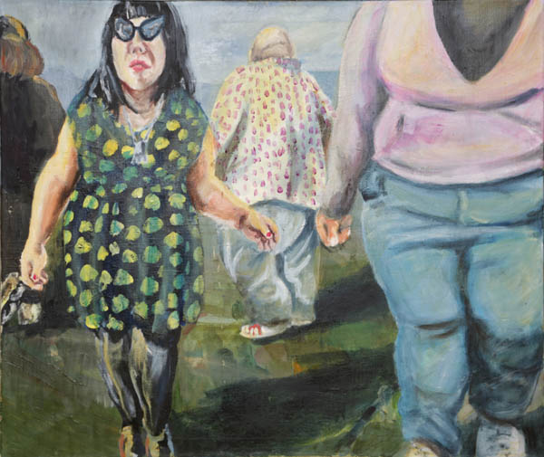 Elämää ostarilla II  <br>öljy 2012